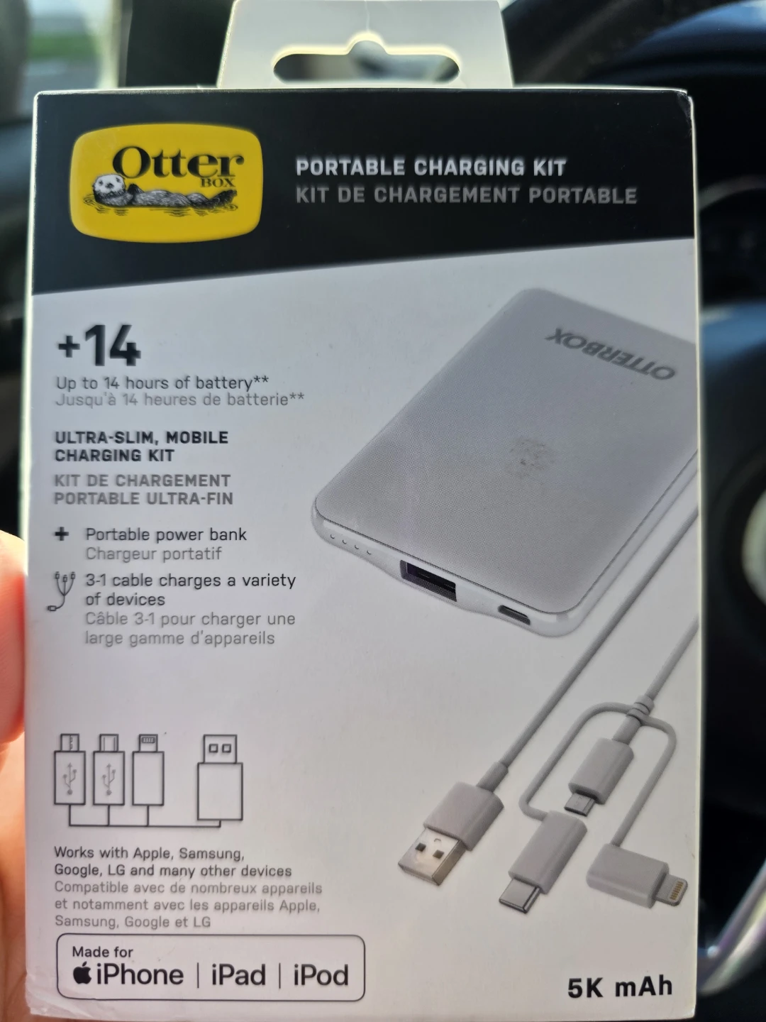 OtterBox Portable Charging Kit 5K mAh