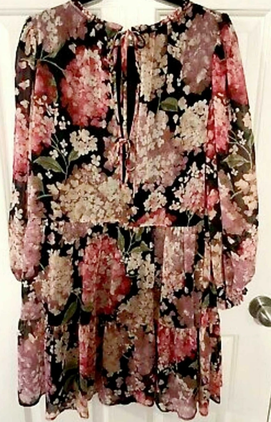 H&M Floral Tiered Chiffon Dress - photo 2