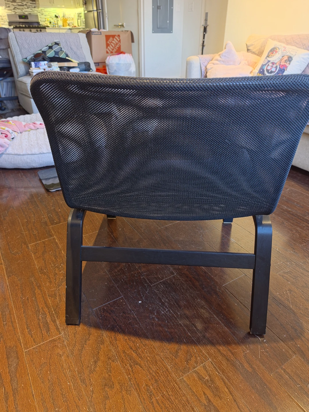 Ikea black mesh chair - $20 - photo 4