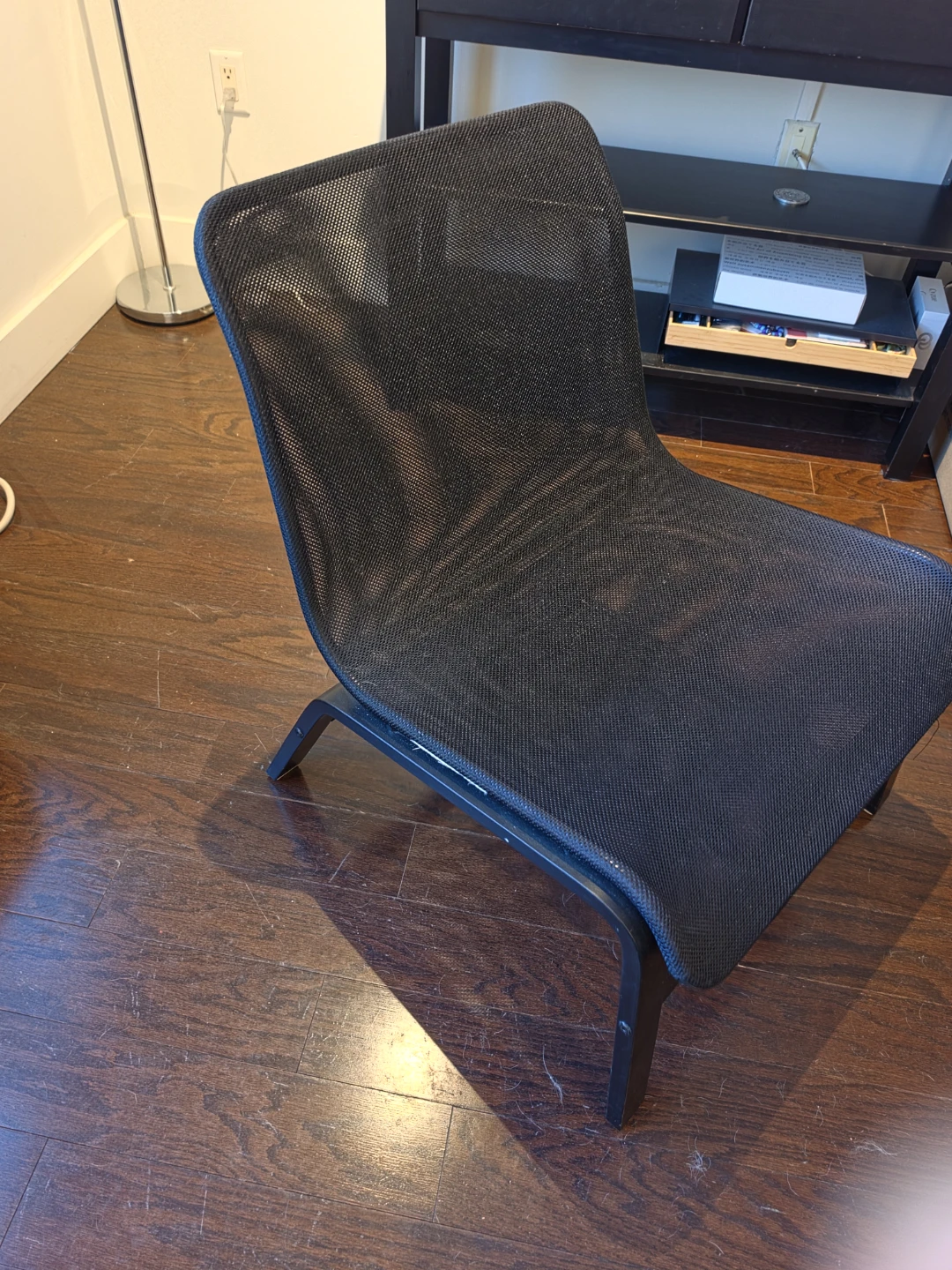 Ikea black mesh chair - $20 - photo 5