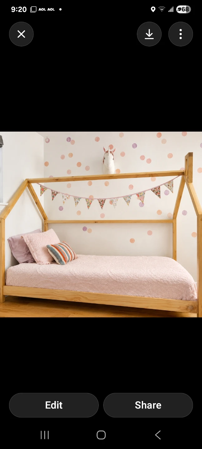 Wooden House Bed - photo 4