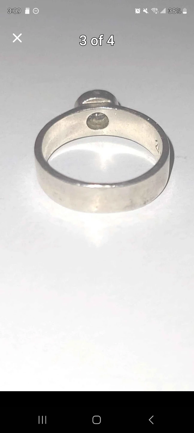 Sterling Silver Ring with Stone - photo 3