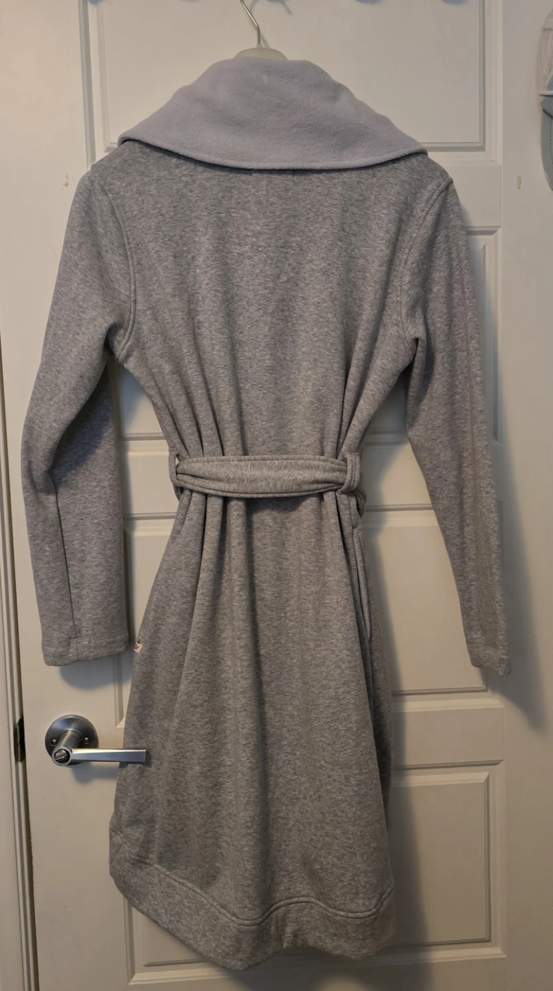 UGG Grey Cotton Blend Robe - Size M - photo 2