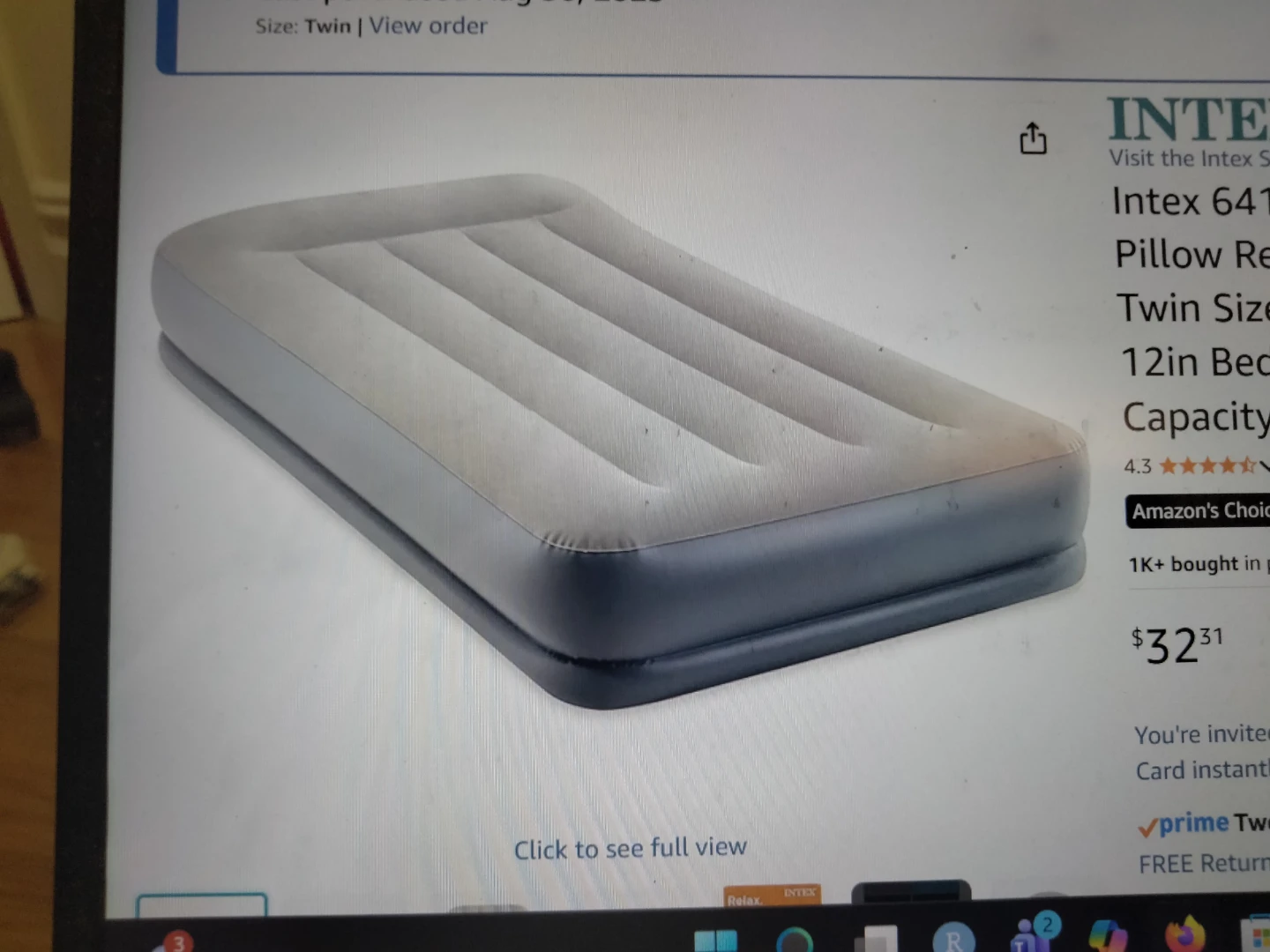 Air mattress twin - photo 4