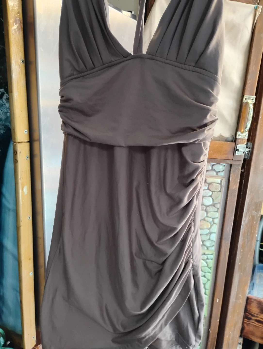 Fashion Nova Ruched Halter Dress - Size S - photo 2