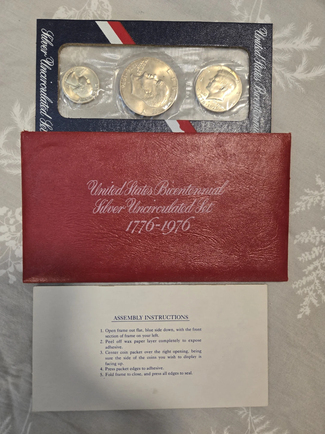 Bicentennial silver set