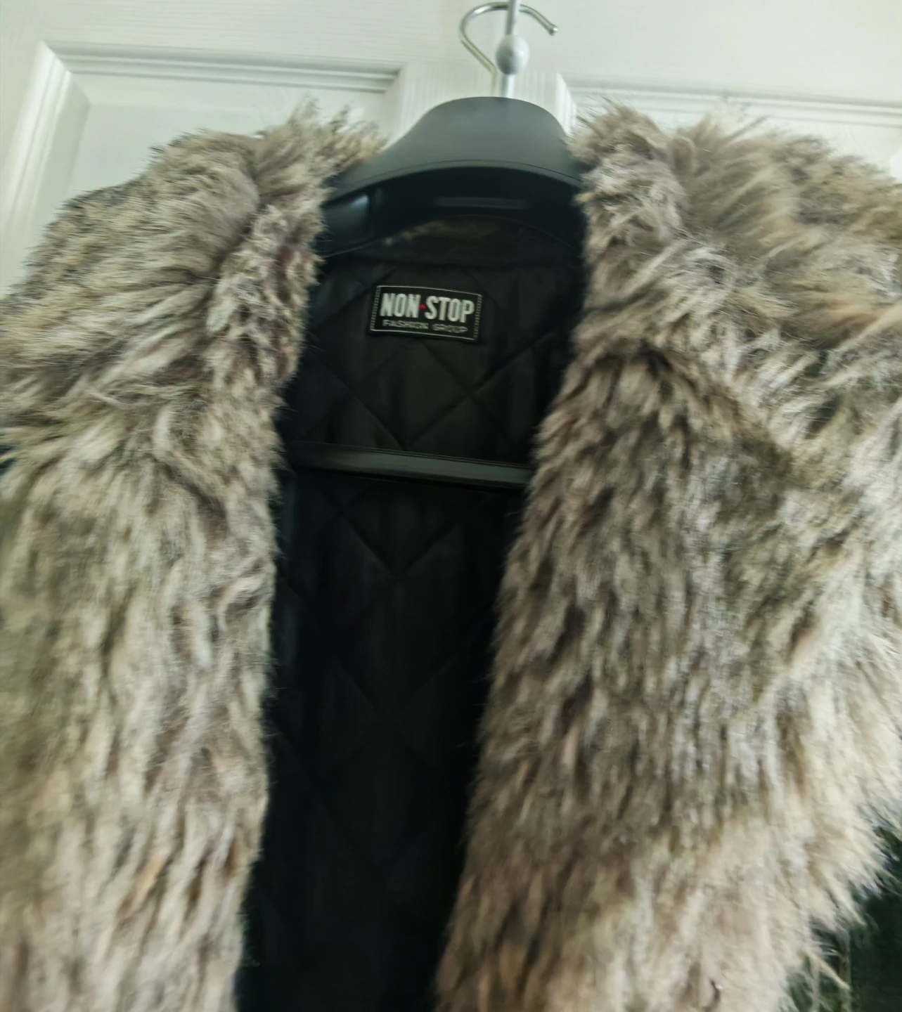 Non Stop Denim Jacket with Faux Fur Trim - photo 2