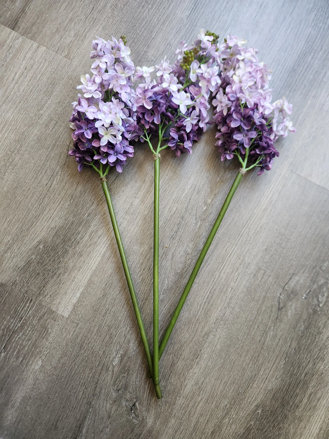 Artificial Purple Lilac Stems (Set of 3)