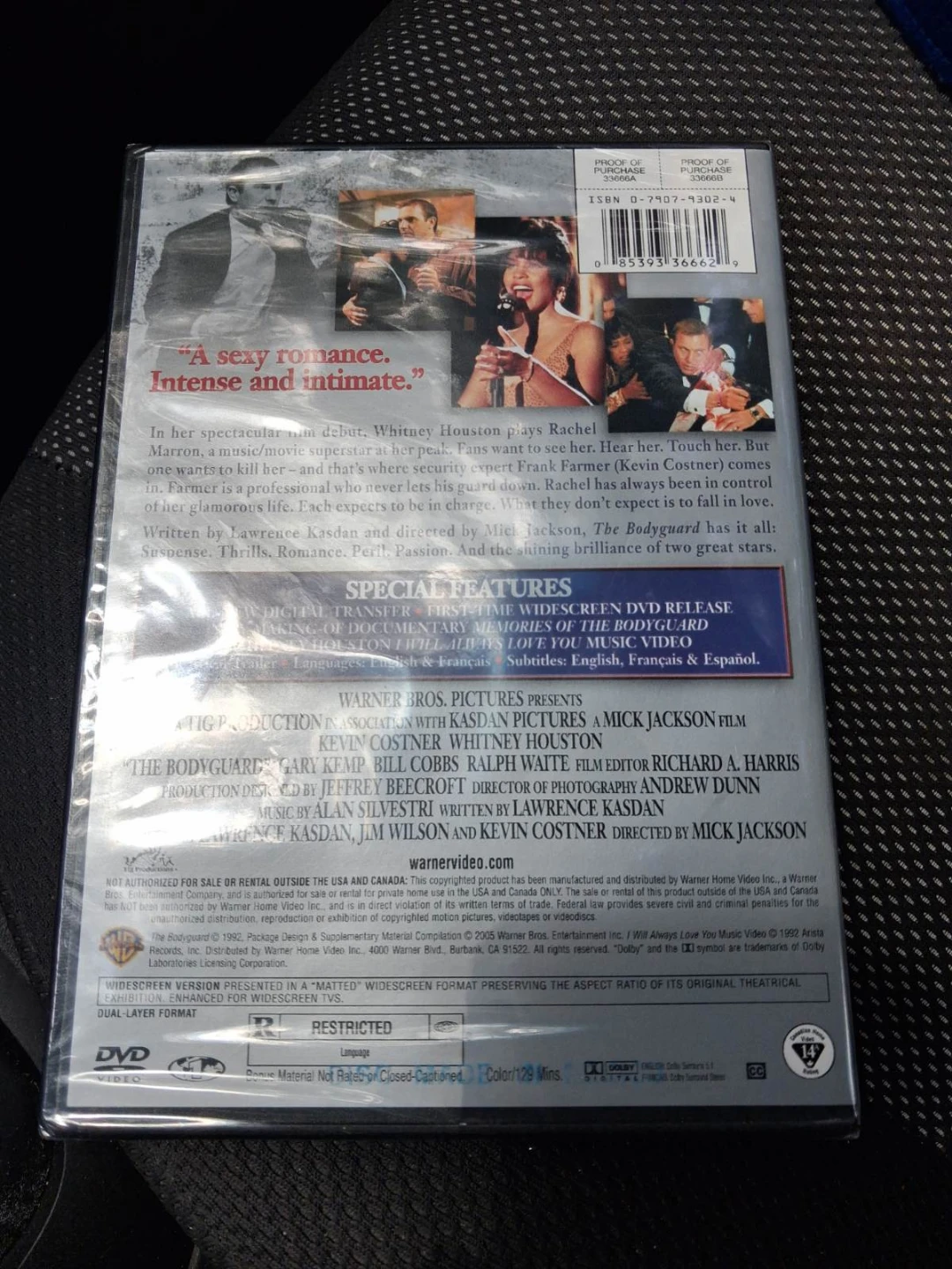 The Bodyguard Special Edition DVD Brand new unviewed - photo 2