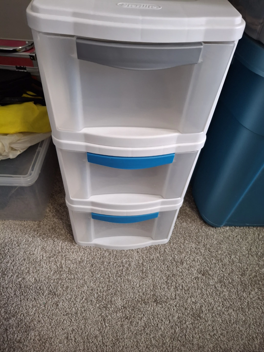 3 Stackable Shoe Bins