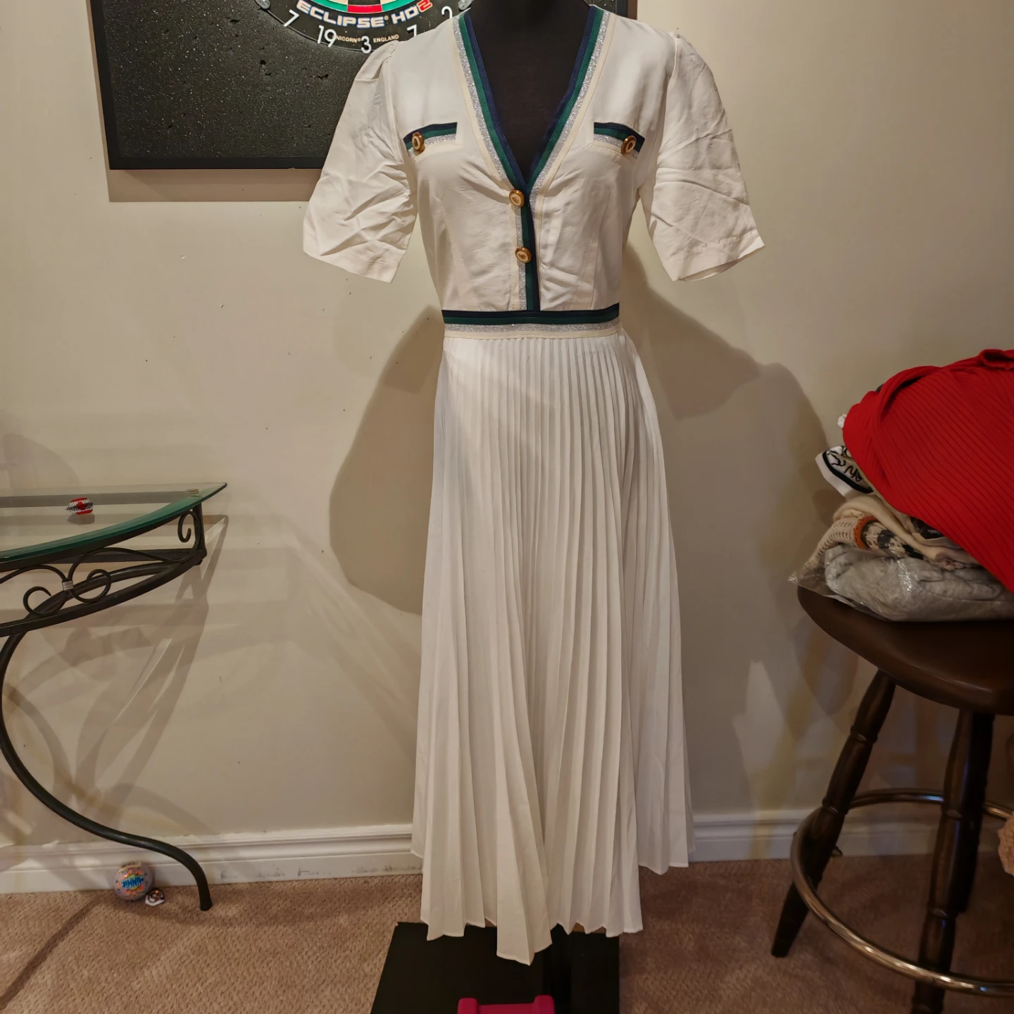 Sandro Long Pleated Dress - photo 5