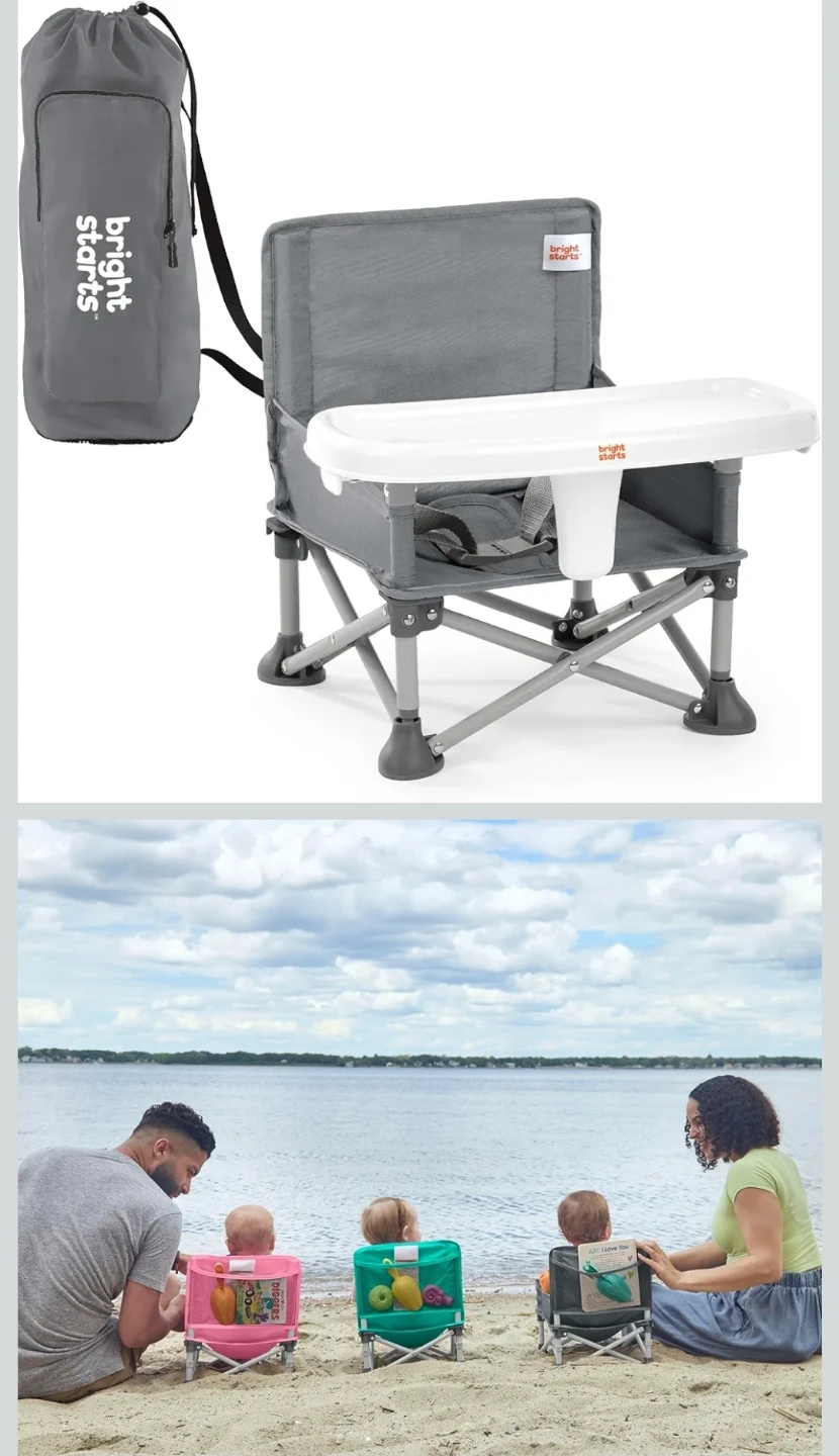 NewBright Starts Pop 'N Sit Portable Booster, Indoor/Outdoor - photo 2