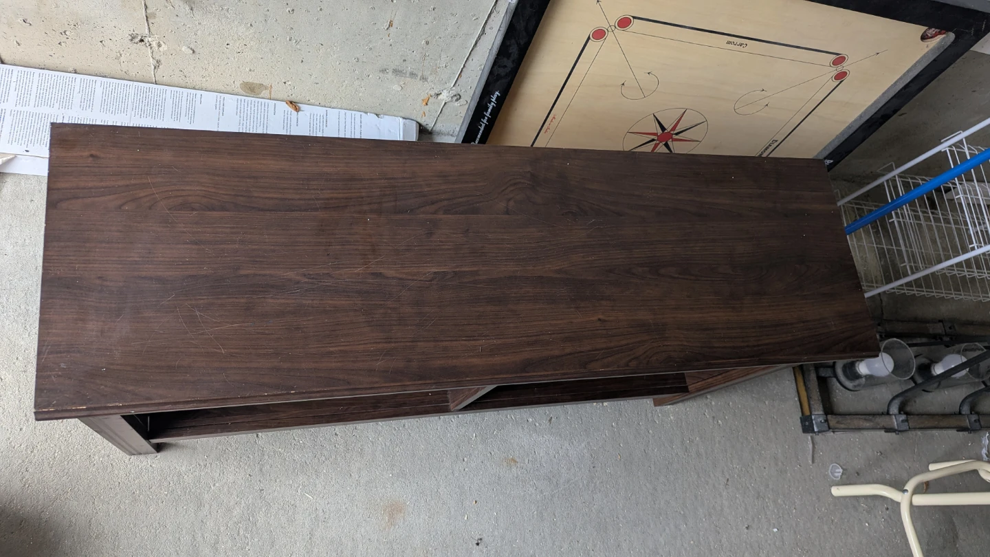 Dark Wood Media Console/TV Stand - photo 3
