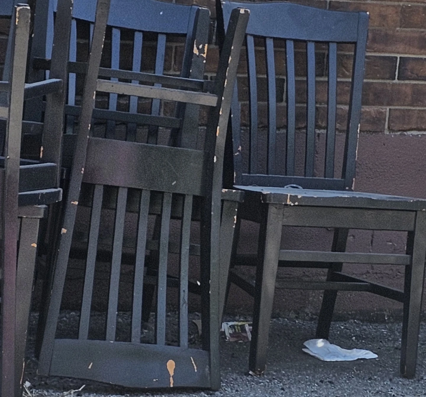 Wooden Dining Chairs - Set of 12