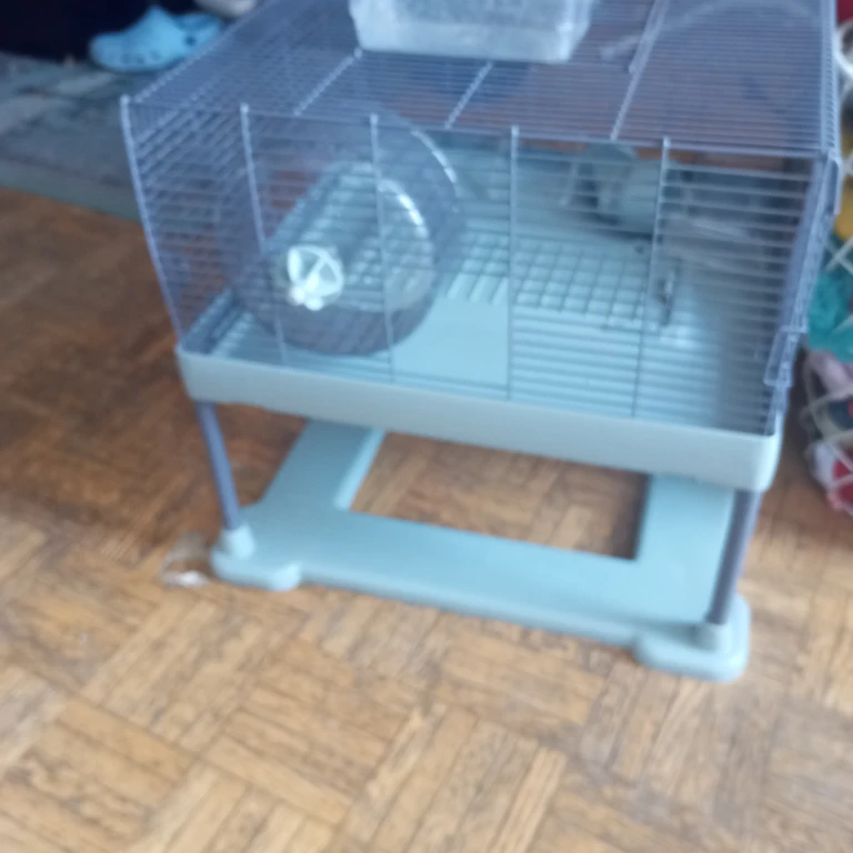 Small Pet Cage with Wheel - photo 2