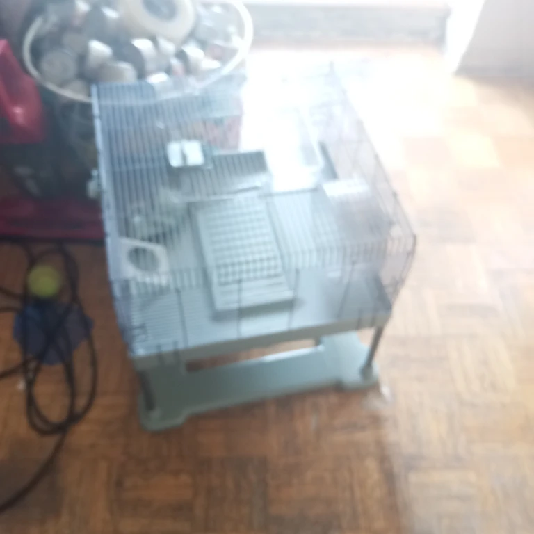 Small Pet Cage with Wheel - photo 4