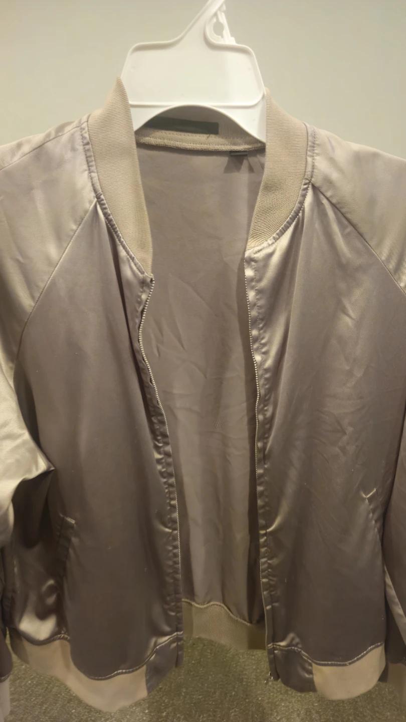 UNIQLO Bomber Jacket - Satin Finish