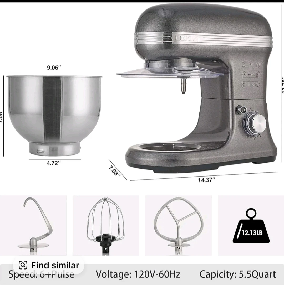 COKLAI 7.3 Quart Stand Mixer - photo 2