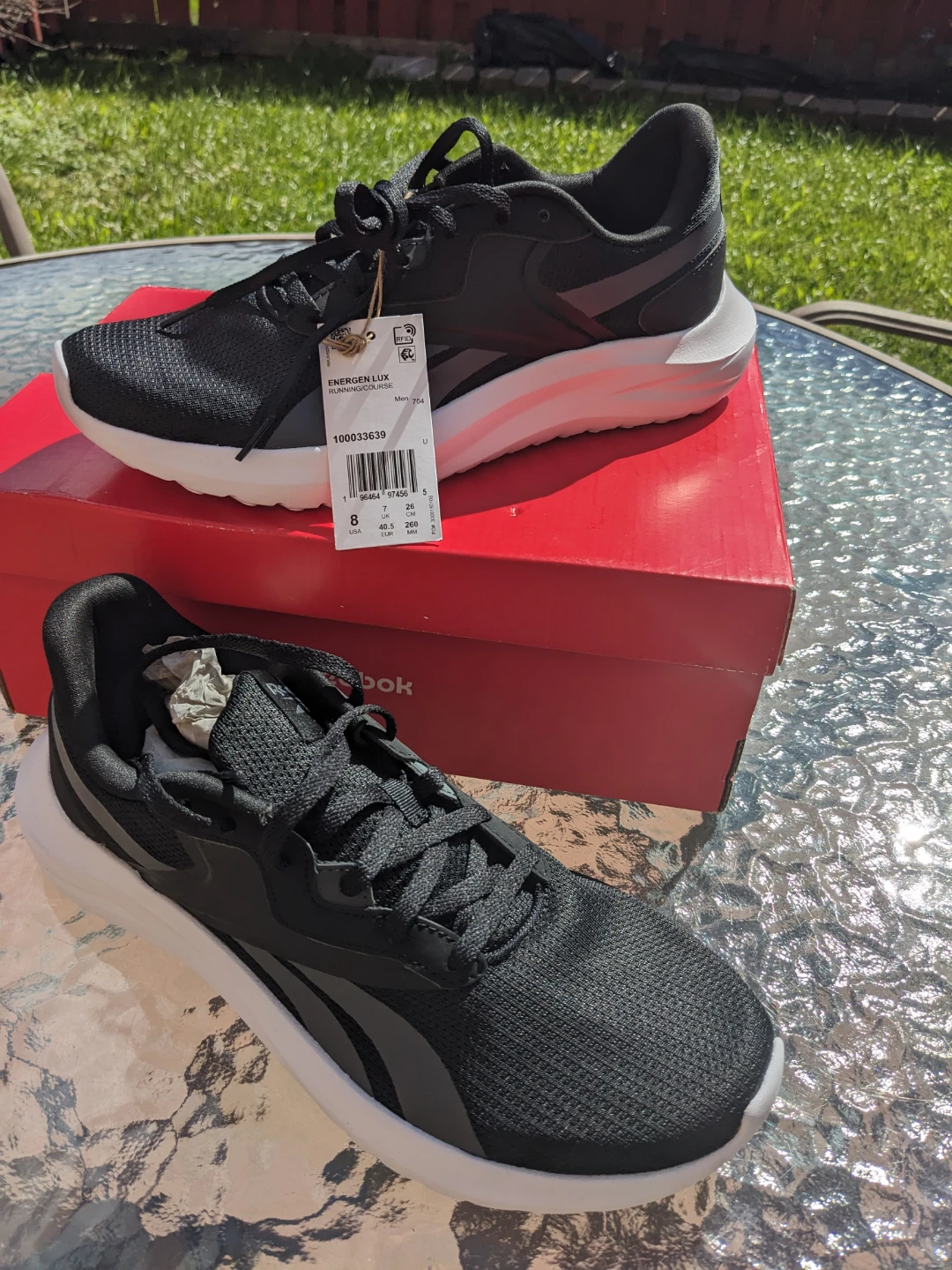 Reebok Energylux Running Shoes Black Size 8 - photo 2