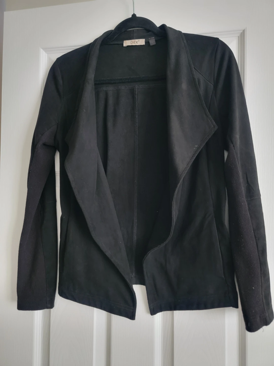 DEX Black Open-Front Jacket