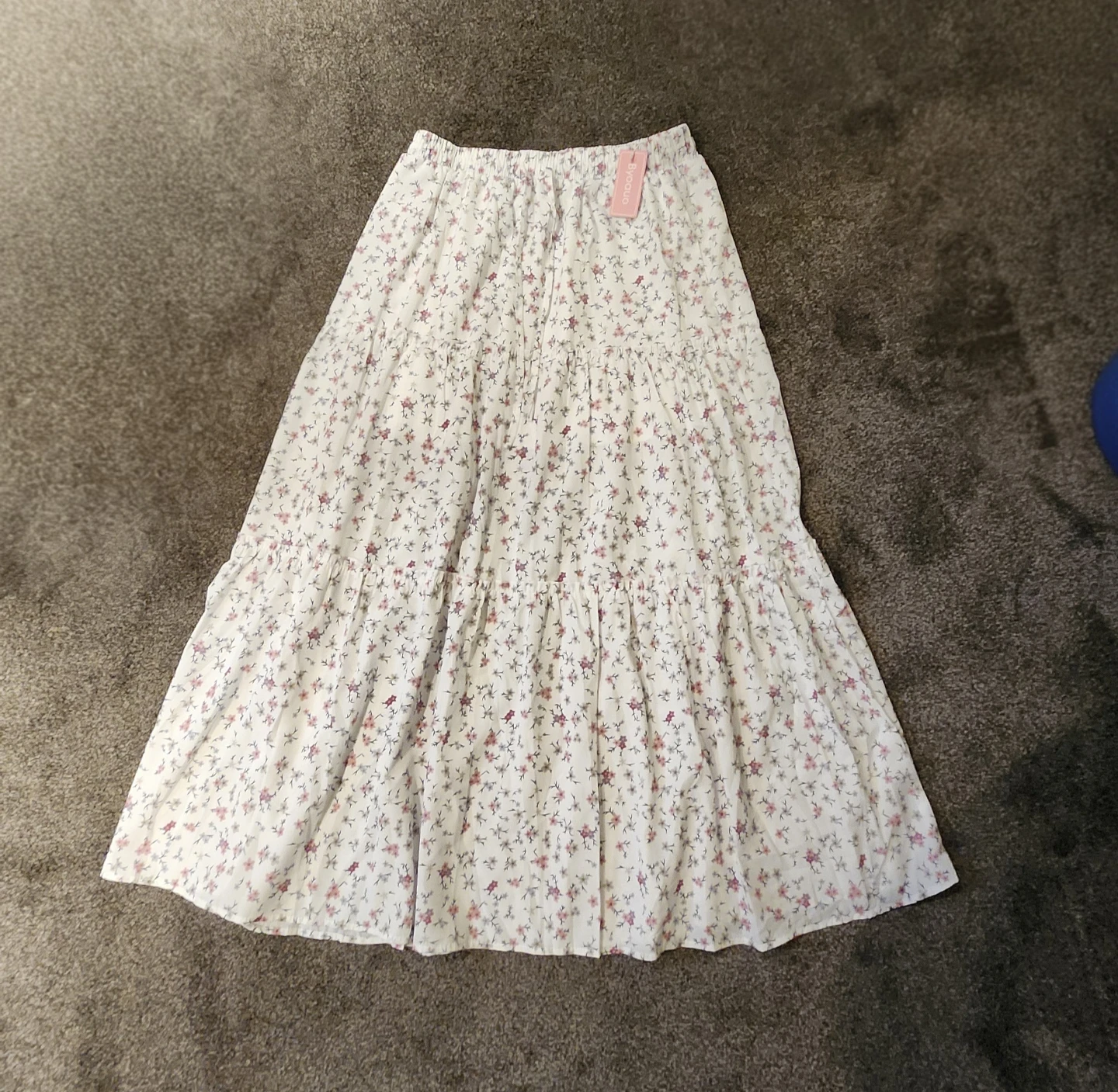 Byouqo Floral Tiered Maxi Skirt XL ⚽