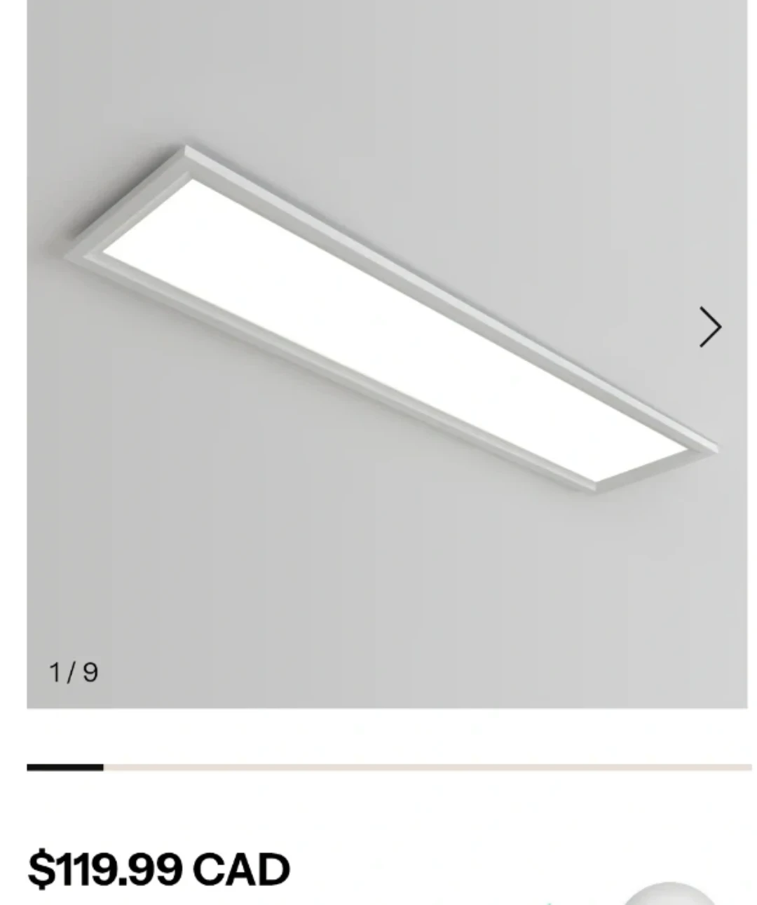 Artika LED Ceiling Light Fixture – Excellent Condition - photo 2