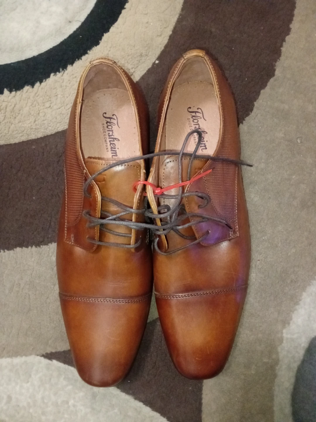 Florsheim Men's Brown Leather Dress Shoes