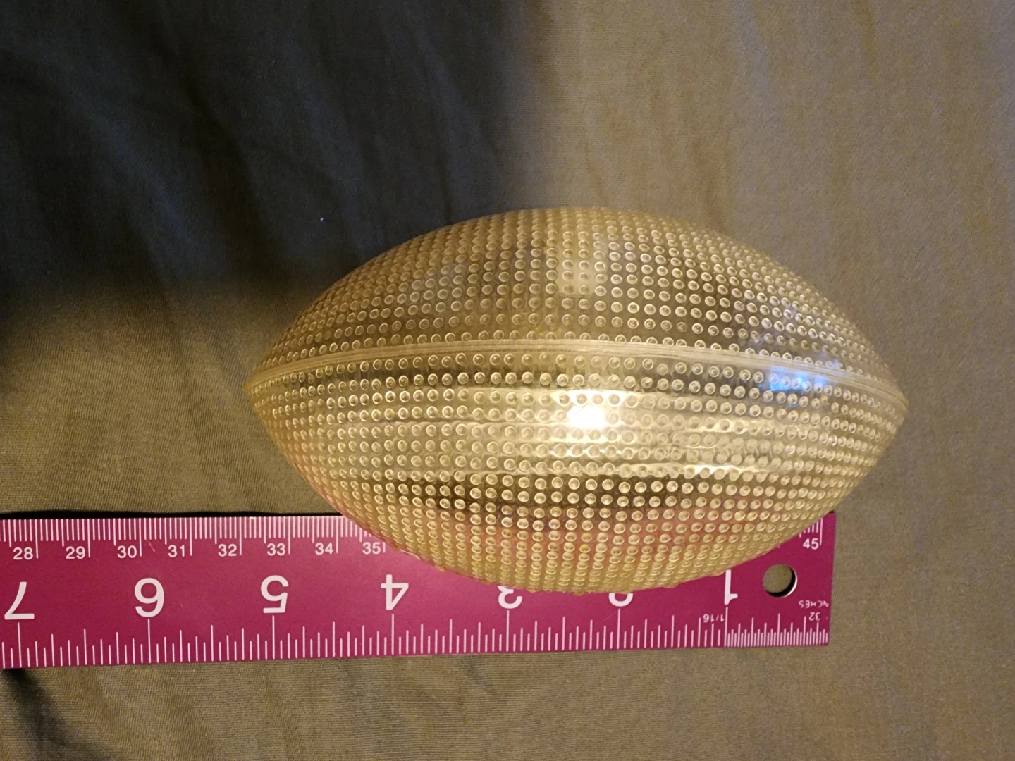 Clear textured mini football - photo 3