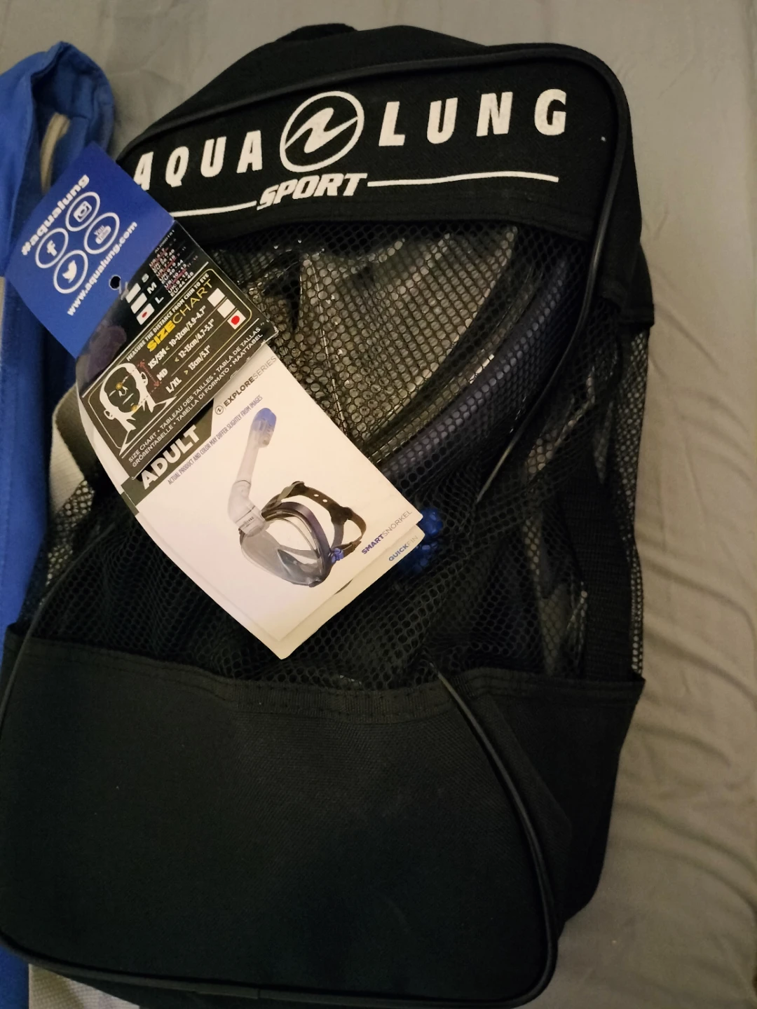 Aqua Lung Sport Adult Snorkel Set