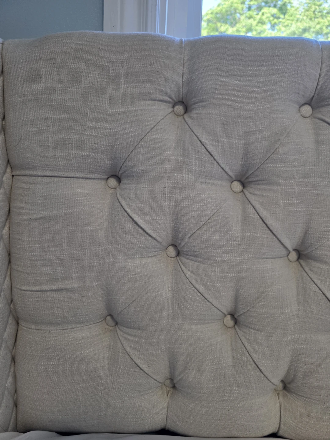 Tufted Wingback Headboard and a pair of boxes - photo 2