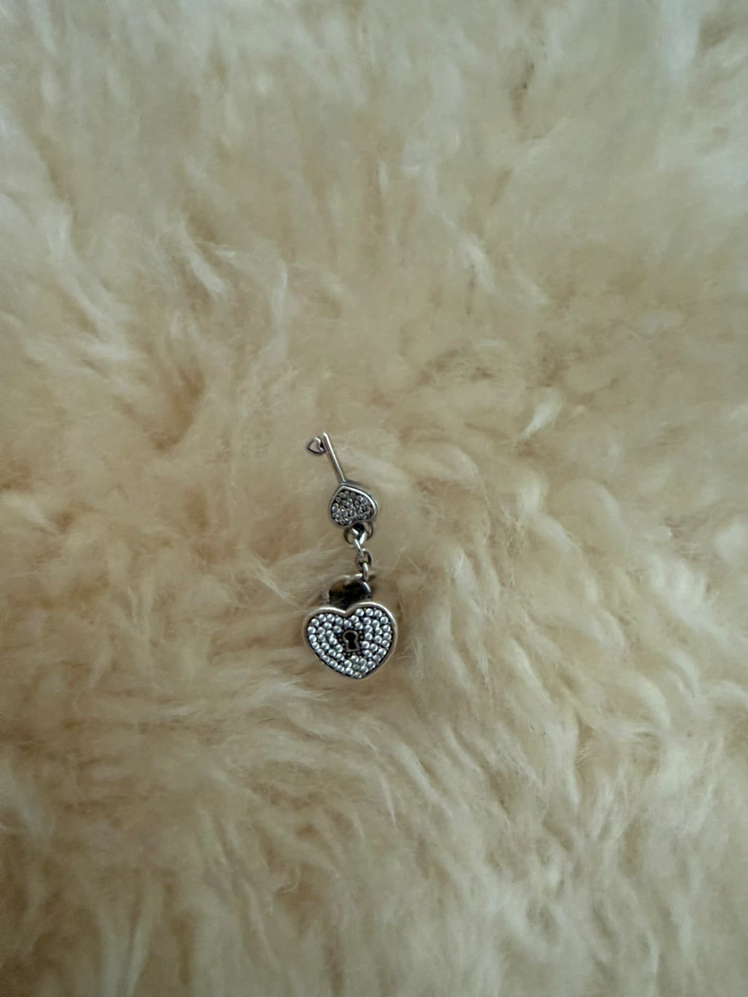 Pandora Charm Set - Heart Lock & Key and Horseshoe - photo 2