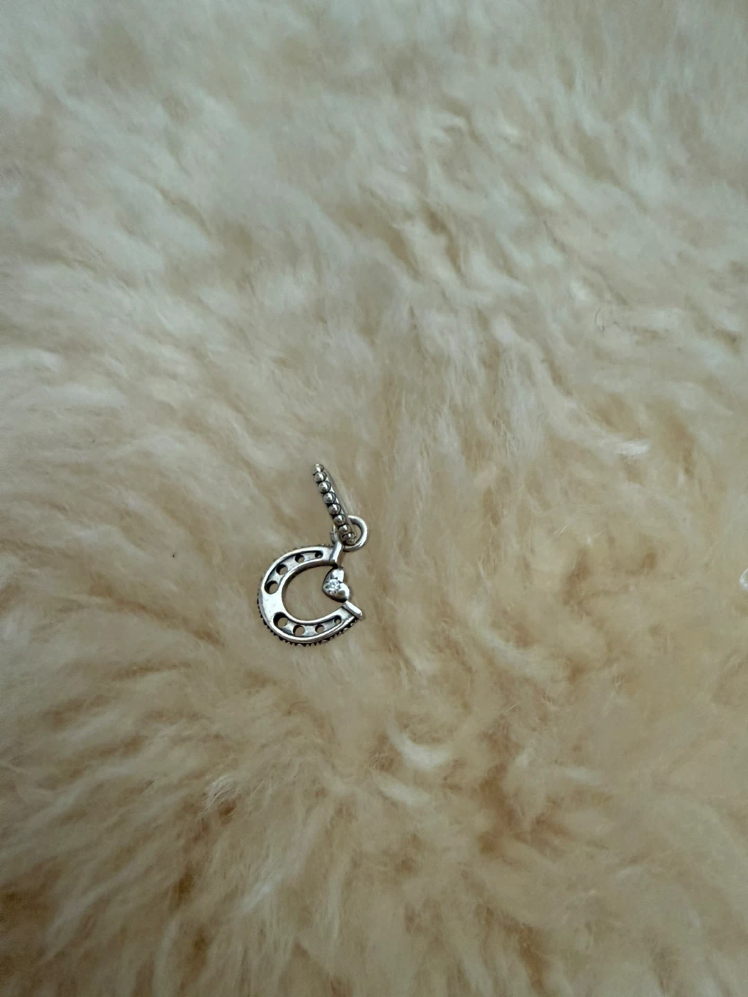 Pandora Charm Set - Heart Lock & Key and Horseshoe