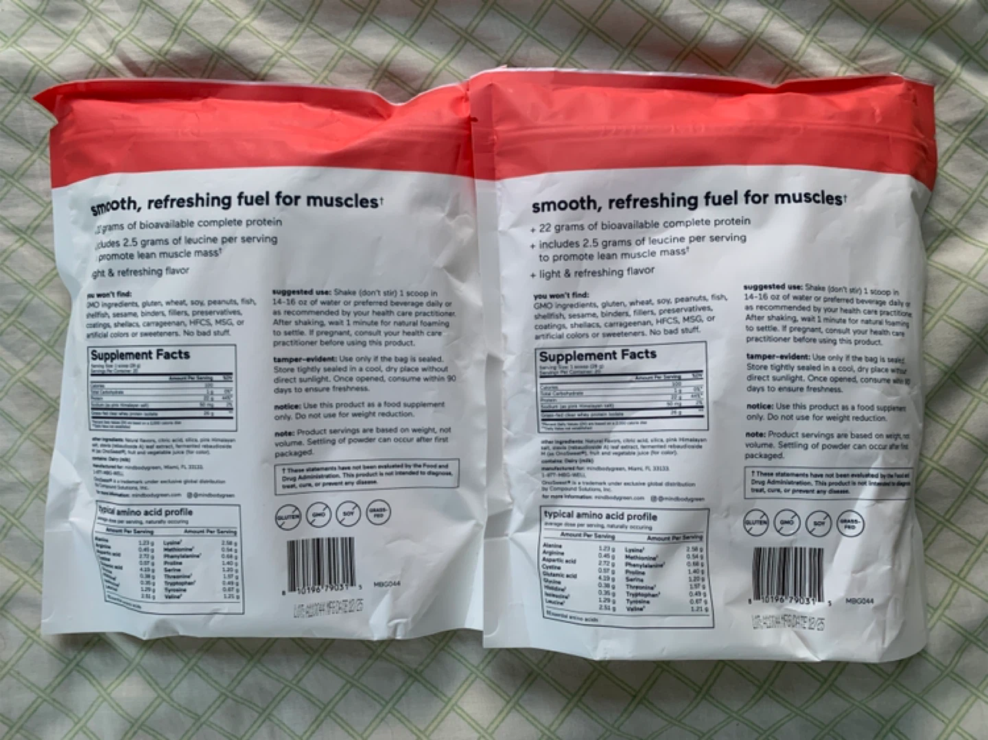 MindBodyGreen Grass Fed Whey Protein Isolate+ Clear 20 Servings - photo 2