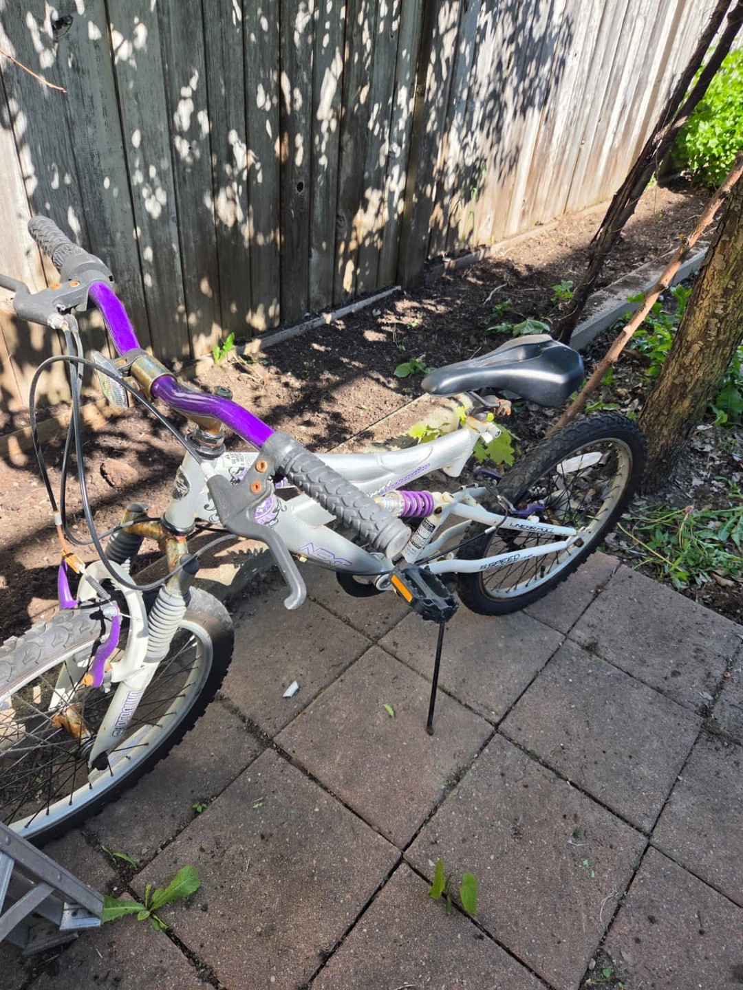 Silver and Purple Kids' Bicycle - photo 2