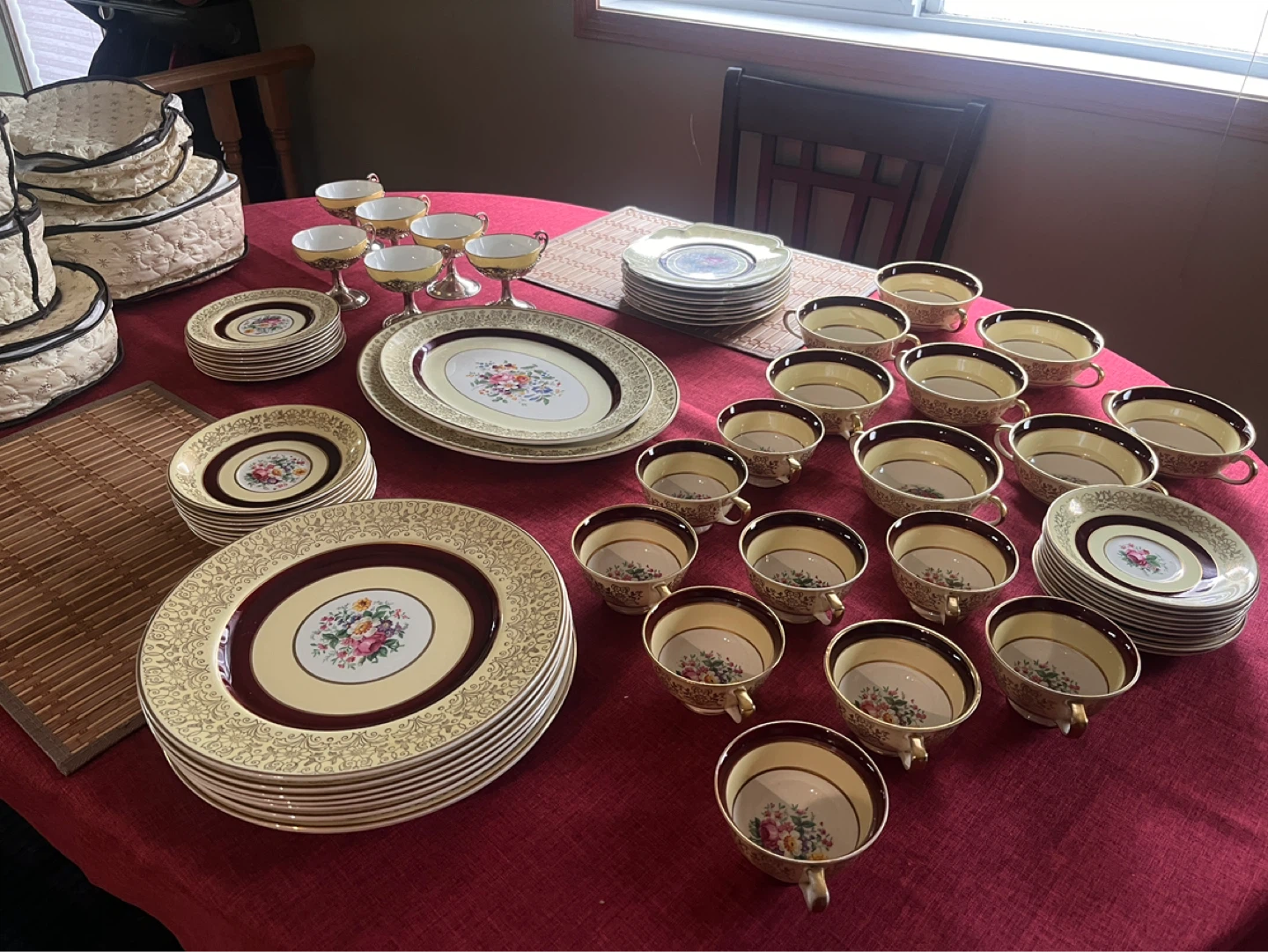 Vintage Dinnerware and Glassware Sets