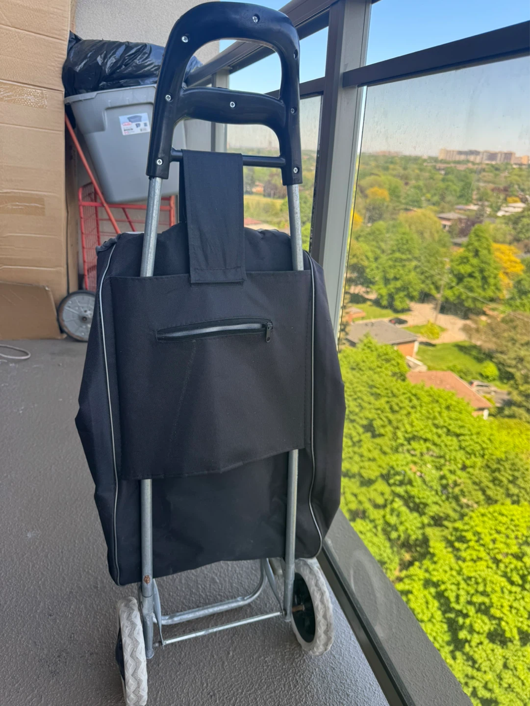 Black Shopping Trolley Cart - photo 2