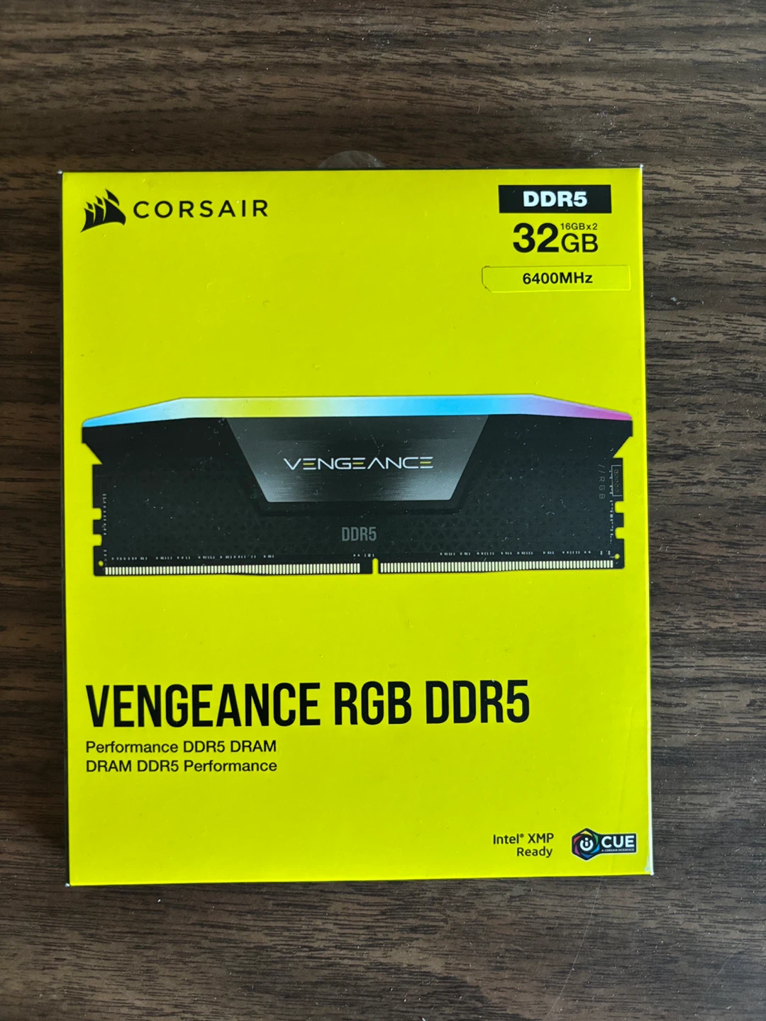 32GB DDR5 CORSAIR VENGEANCE RGB RAM 6400MHz CL32 - photo 2