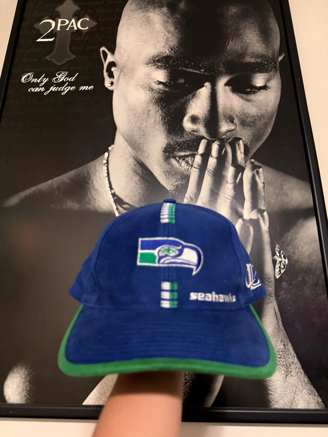 Vintage Seattle Seahawks Blue & Green Baseball Cap