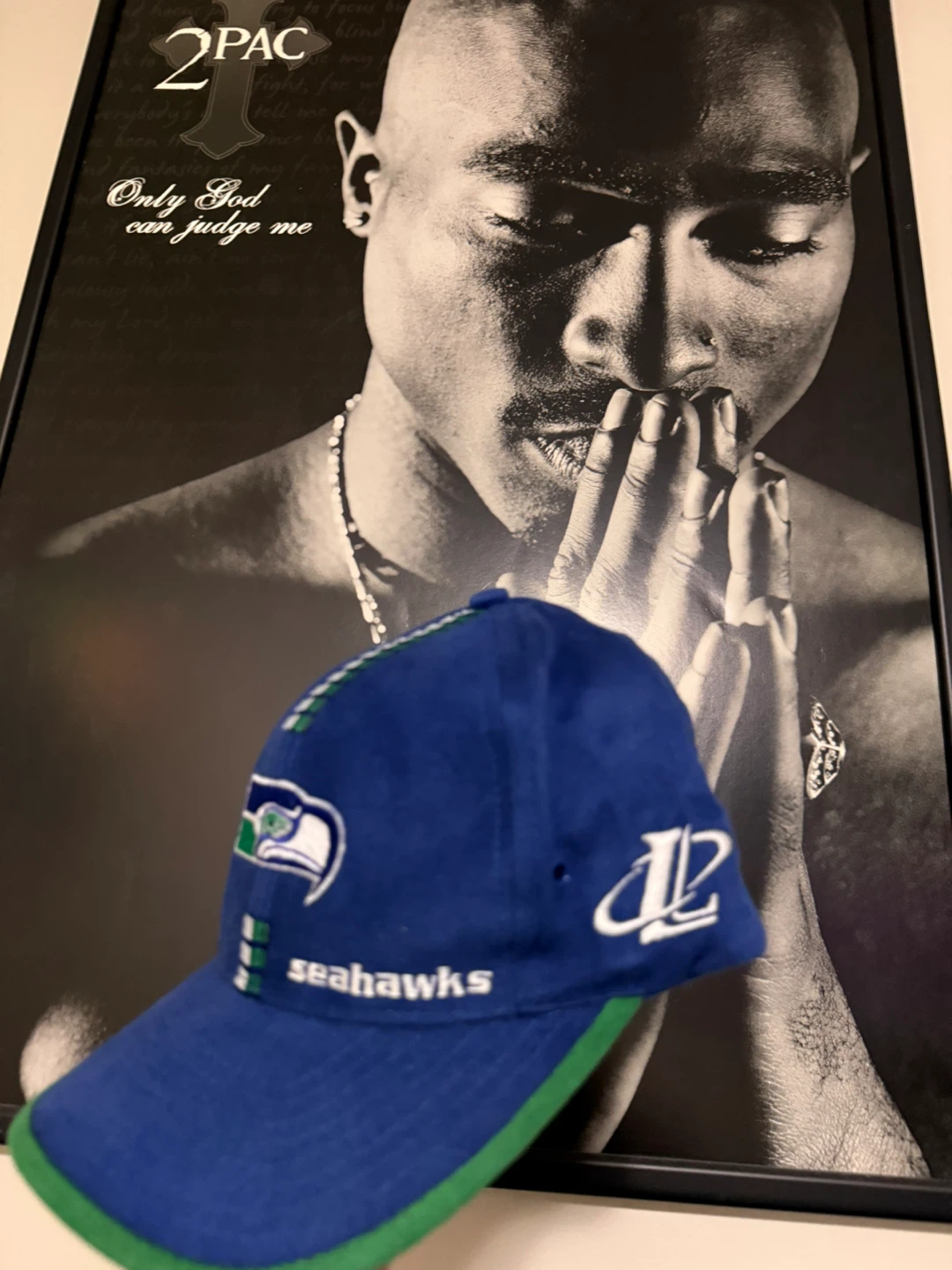 Vintage Seattle Seahawks Blue & Green Baseball Cap - photo 2