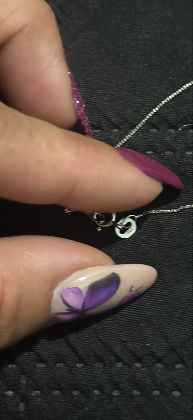 10 kl white gold Ruby Necklace - photo 4
