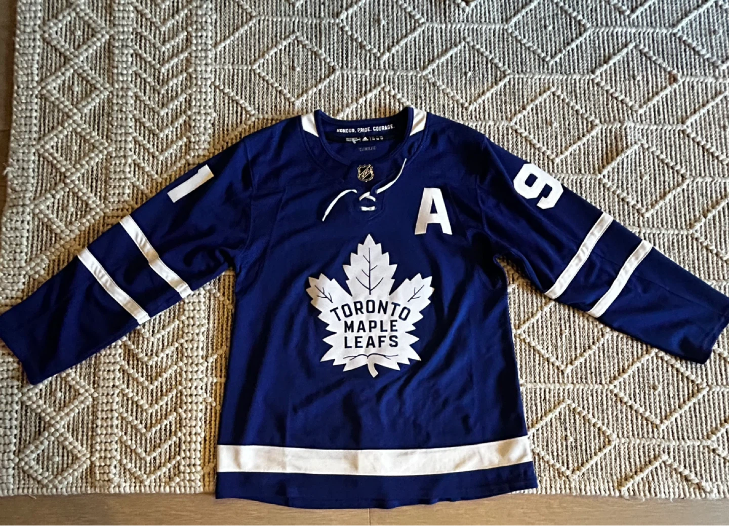 Toronto Maple Leafs Tavares 91 Adidas Hockey Jersey