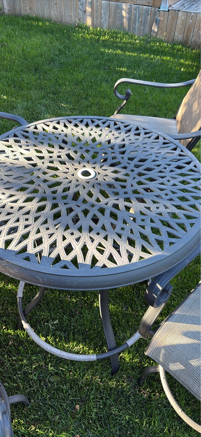 Outdoor Bar Stool Set with Table - photo 3