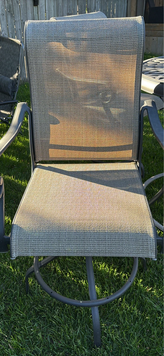 Outdoor Bar Stool Set with Table - photo 4