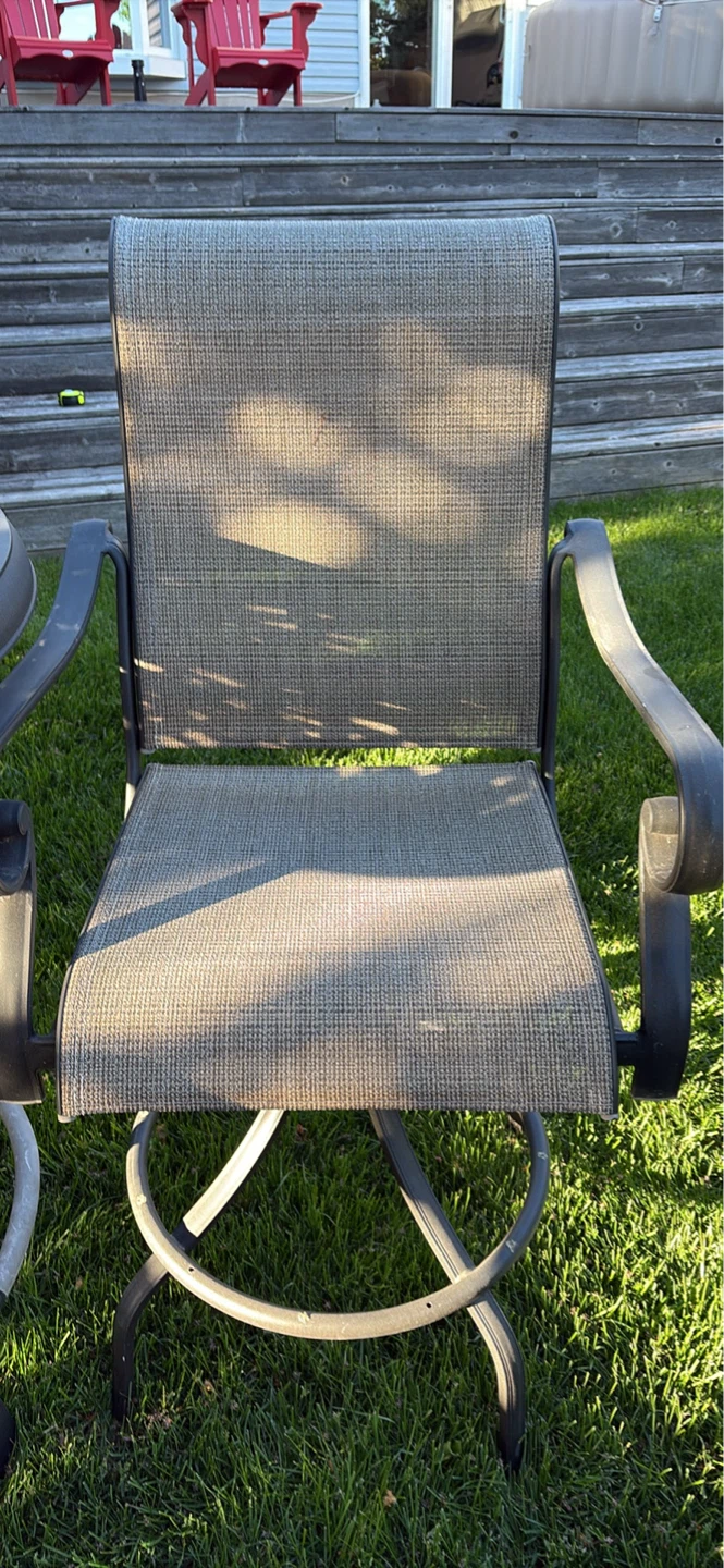 Outdoor Bar Stool Set with Table - photo 5