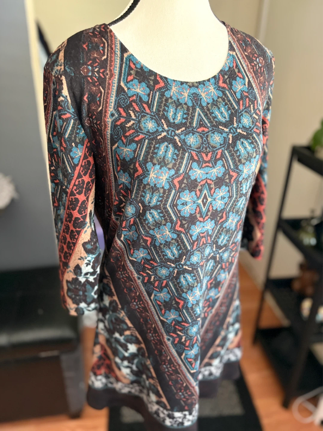 Women's Long Sleeve Tunic Dress - photo 2
