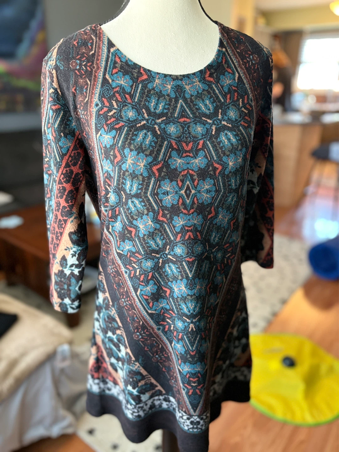 Women's Long Sleeve Tunic Dress - photo 3
