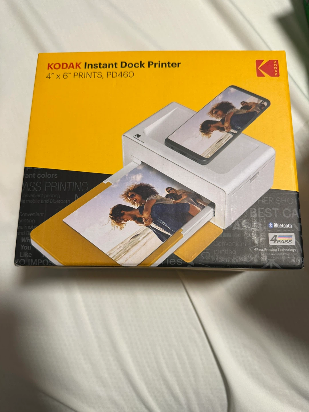 KODAK Instant Dock Printer 4" x 6" Prints, PD460