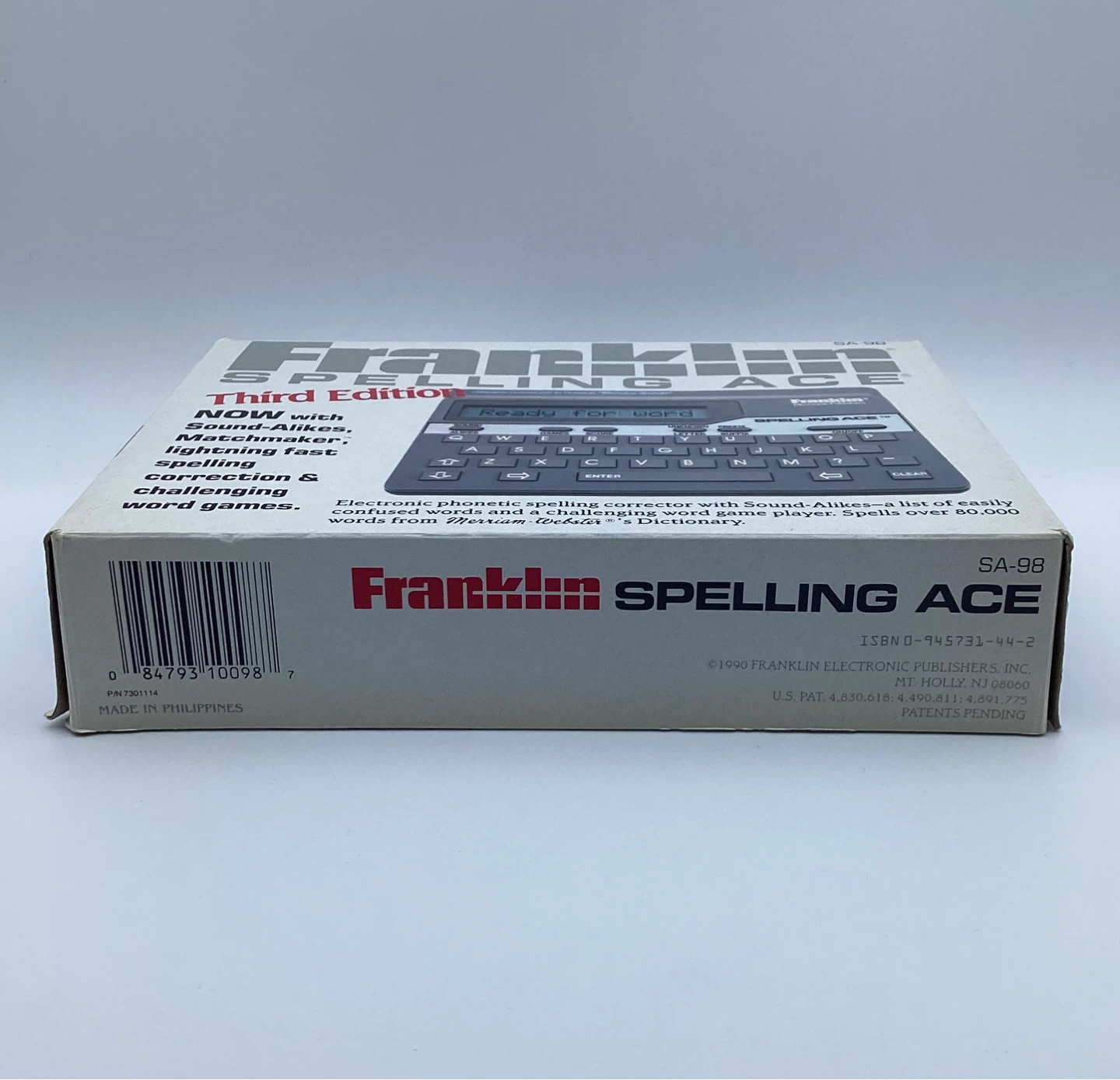 Franklin Spelling Ace SA-98 Third Edition Electronic Corrector - photo 3