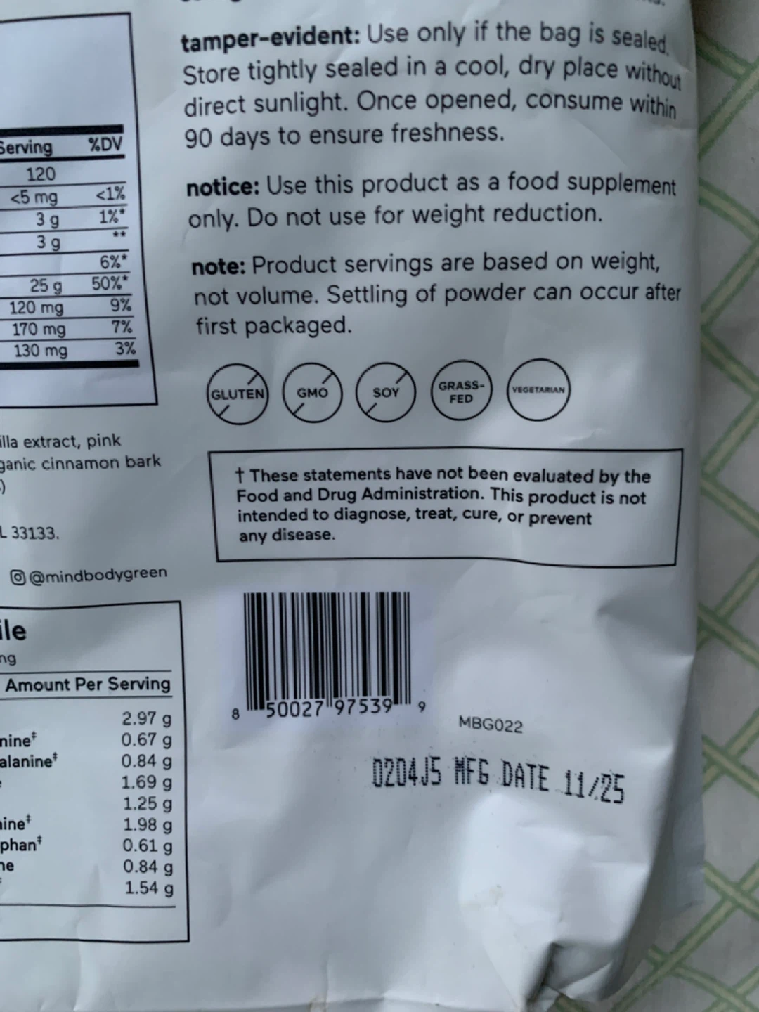 mindbodygreen Creatine With Taurine + Whey Protein Isolate - photo 3