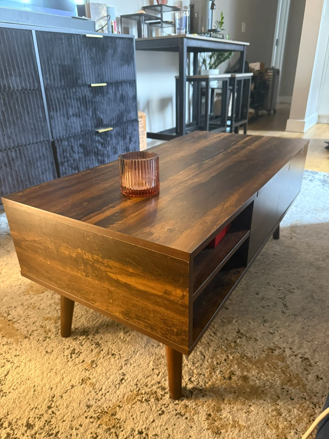Mid-Century Modern Wood Coffee Table